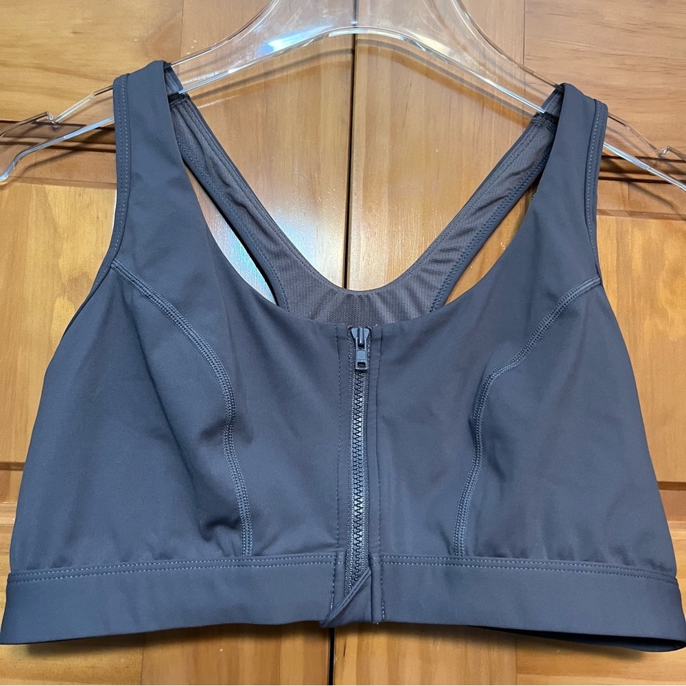 Angabriel Gray Sport Bra Size Large